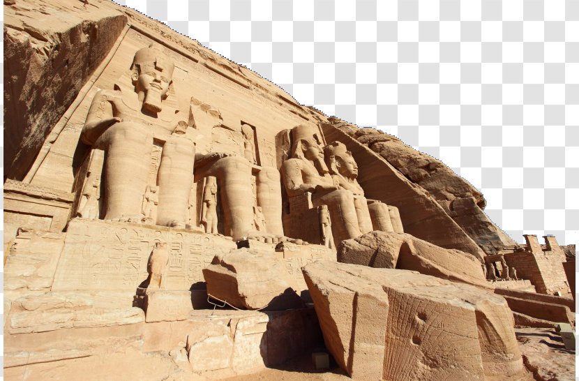 Abu Simbel Temples Philae Egyptian Pyramids Memphis Ancient Egypt - Upper And Lower - Pyramid Transparent PNG