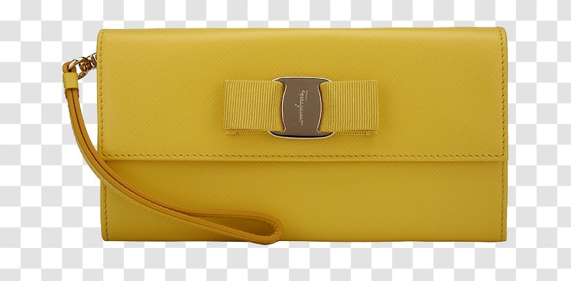 Handbag Yellow Wallet Messenger Bags - Rectangle - Ms. Ferragamo Fashion Long Transparent PNG