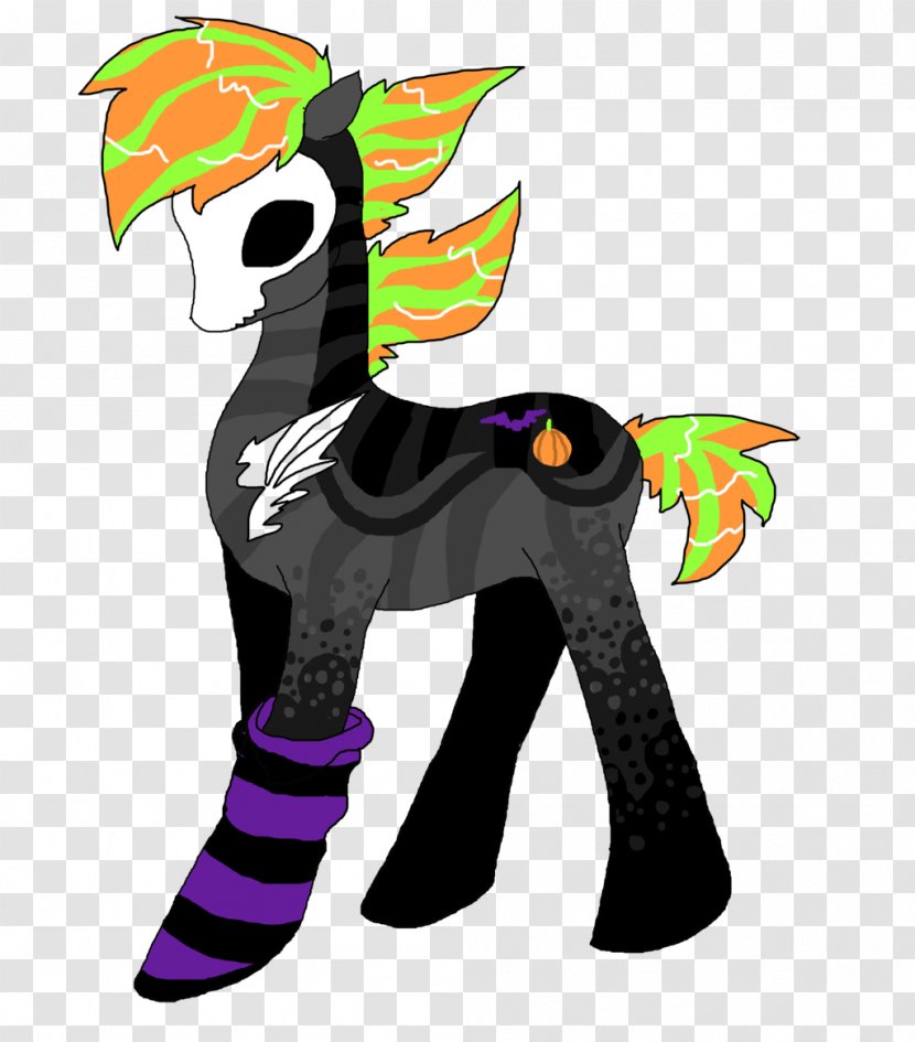 Pony Horse Cartoon Tail - Halloween Theme Transparent PNG