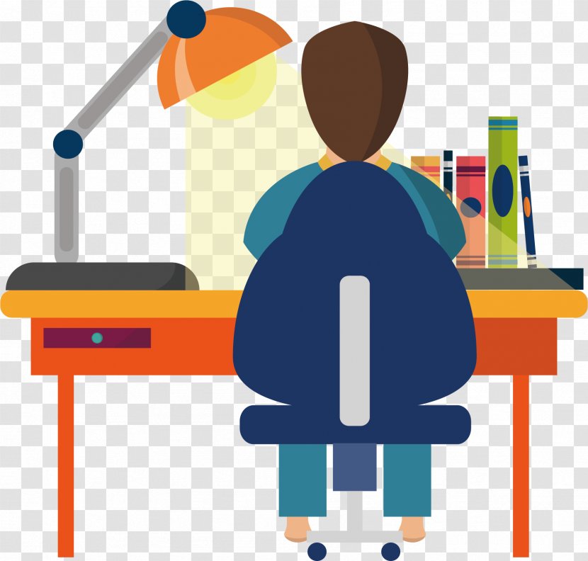 Student Education Teacher Learning Job - Play - Work Desk At Night Transparent PNG