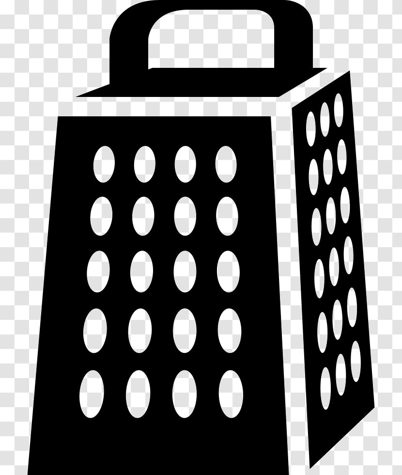 Grater Kitchen Utensil Tool Clip Art - Monochrome Transparent PNG