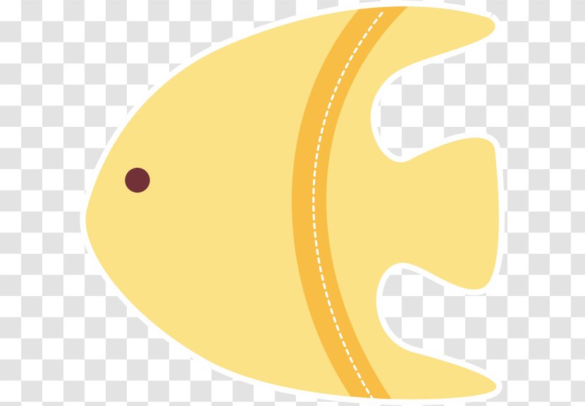Fish Clip Art - Fruit - Yellow Transparent PNG