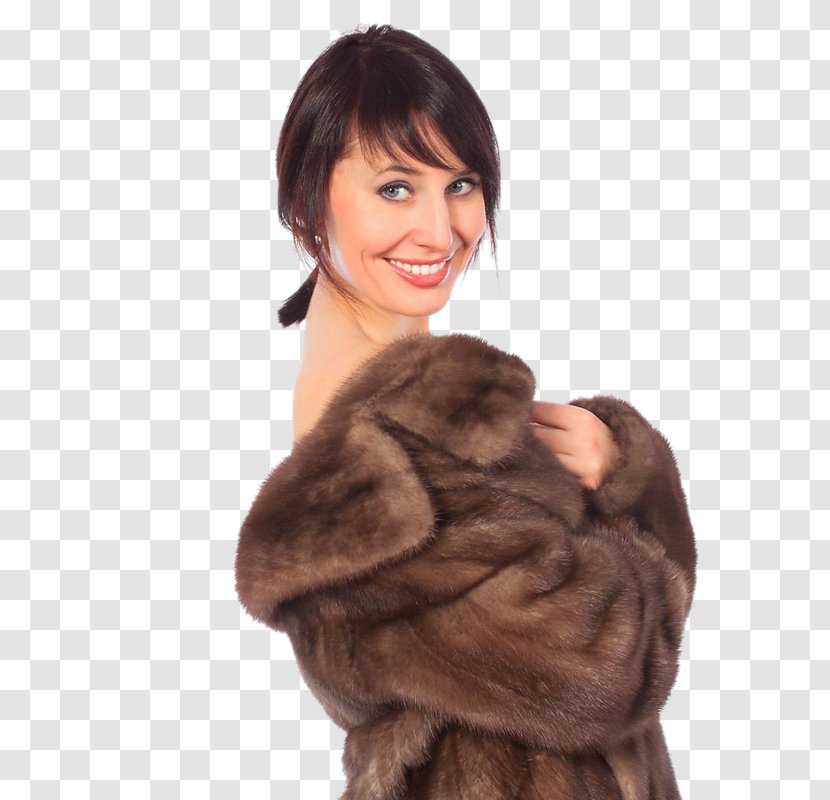Fur Clothing Stock Photography Coat Woman Transparent PNG