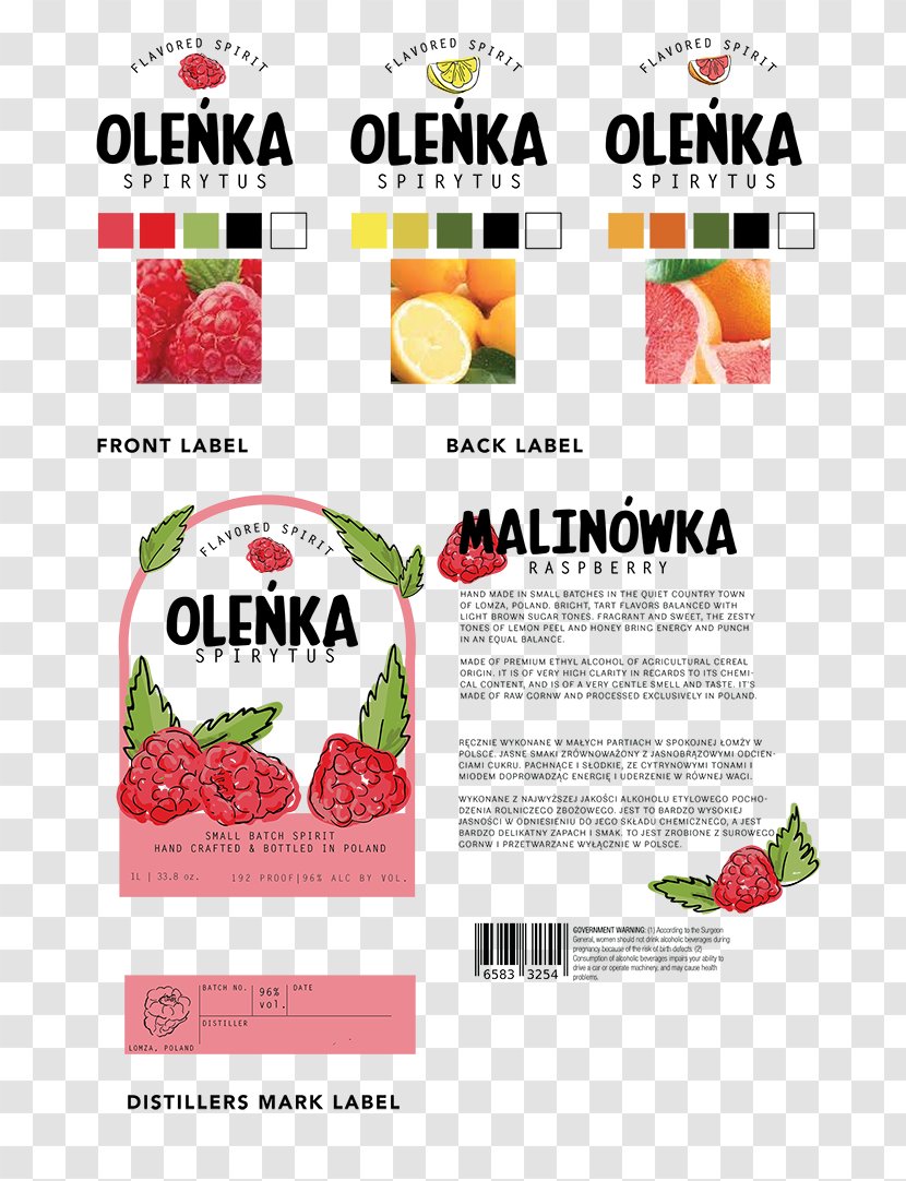 Brand Logo Strawberry Label - Text Transparent PNG