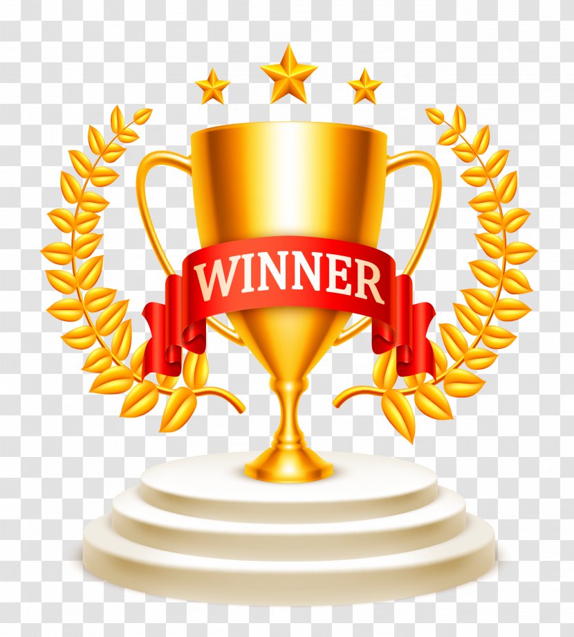 Trophy Stock Illustration Award Clip Art - Drinkware - WINNER Transparent PNG