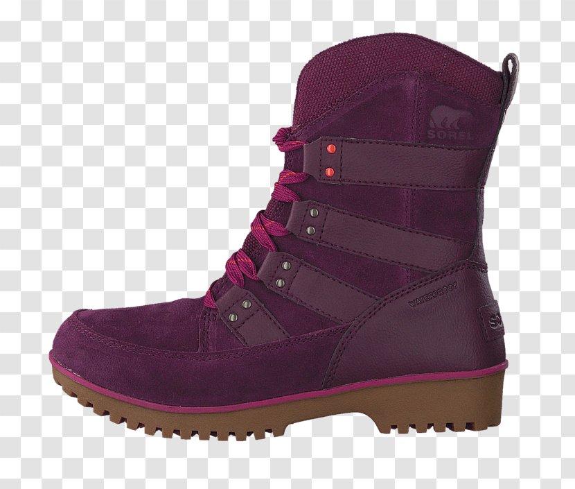 Snow Boot Shoe Walking - Purple Transparent PNG