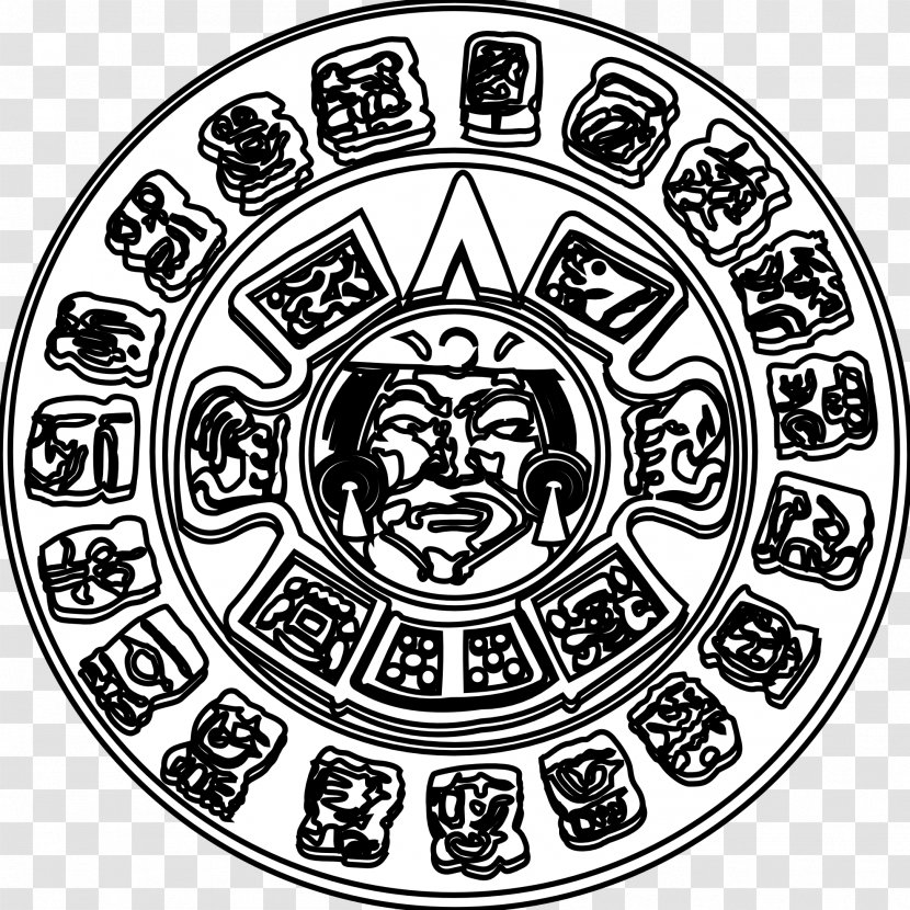Maya Civilization Mayan Calendar Ancient Art Clip - Script - Ruins Cliparts Transparent PNG