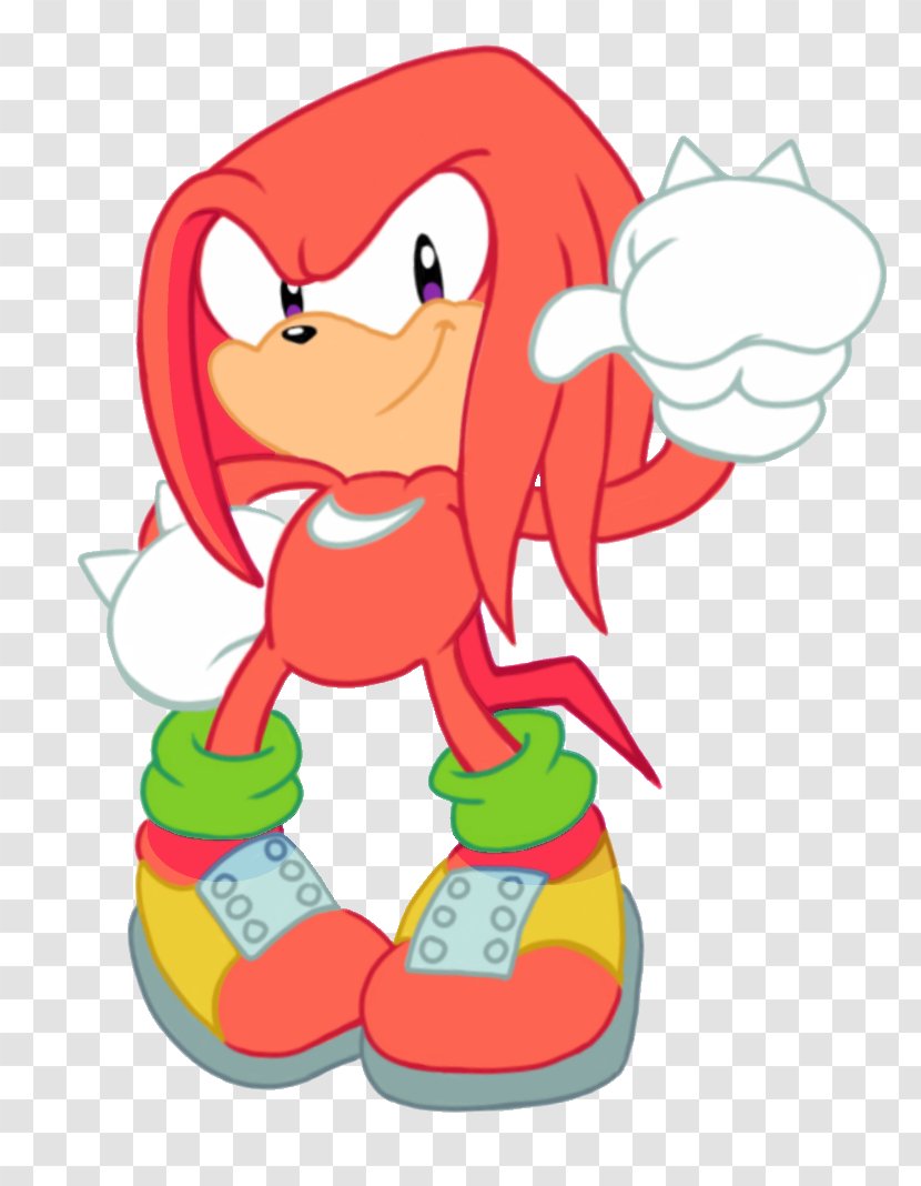 Knuckles The Echidna Sonic Hedgehog 2 Sega Team Character - Frame - Muscle Transparent PNG