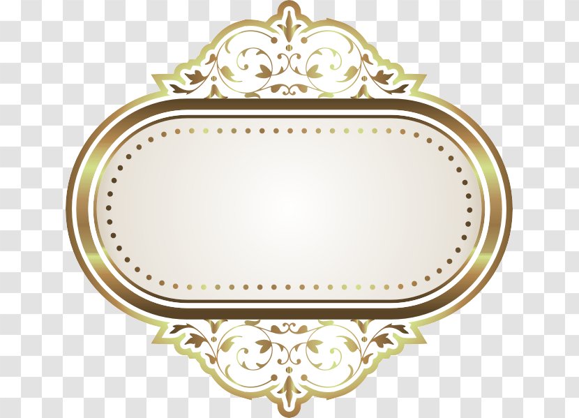 Picture Frame Computer File - Serveware - Continental Gold Transparent PNG