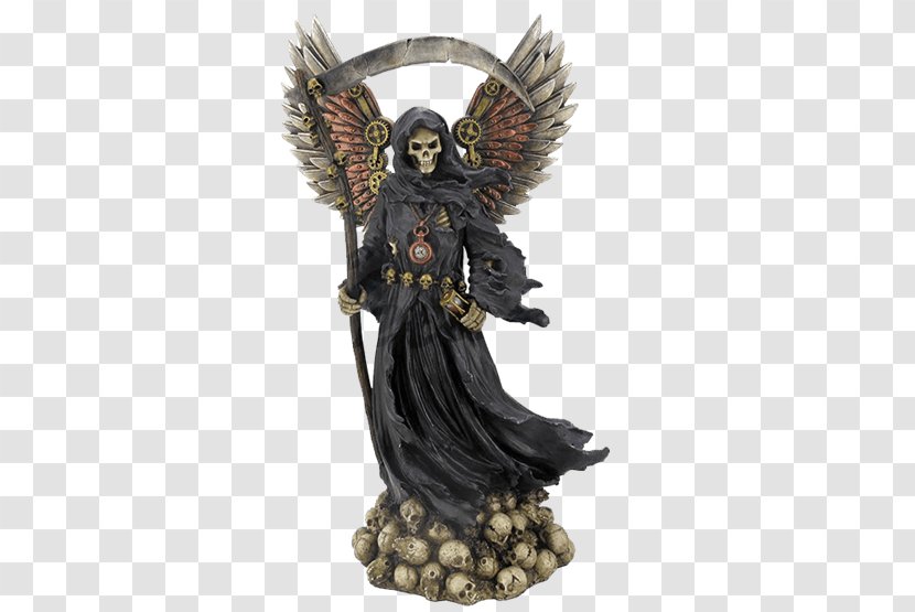Death Santa Muerte Statue Grim Steampunk - Scythe Transparent PNG
