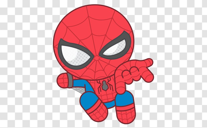 Spider-Man Sticker Marvel Comics Superhero - Heart - Spider Man Cartoon Transparent PNG