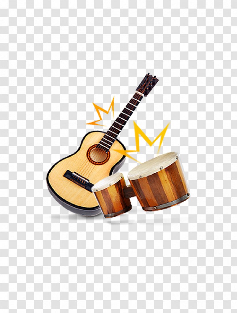 Musical Instrument Icon - Silhouette - Guitar Transparent PNG