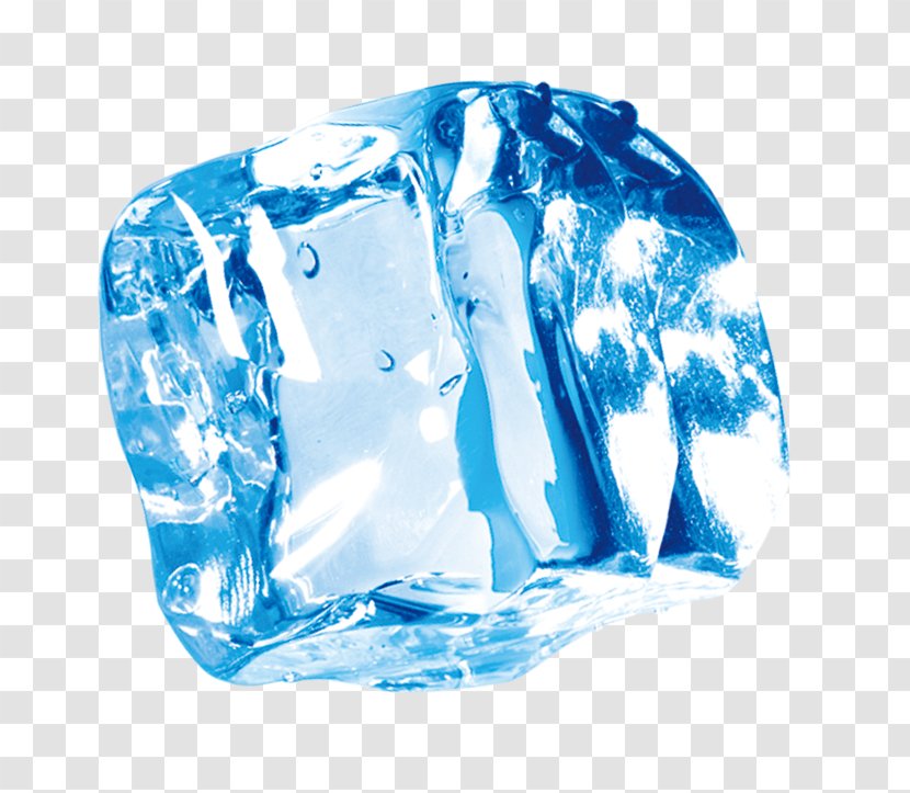 Ice Cube Blue - Cubes Transparent PNG