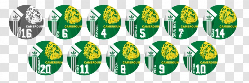 Cameroon National Football Team Art Button Collection Catalog - 2010 Fifa World Cup - Design Transparent PNG