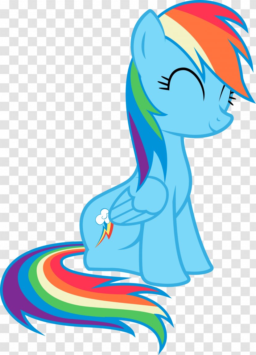 Pony Rainbow Dash Pinkie Pie Sticker Clip Art - Blue Transparent PNG