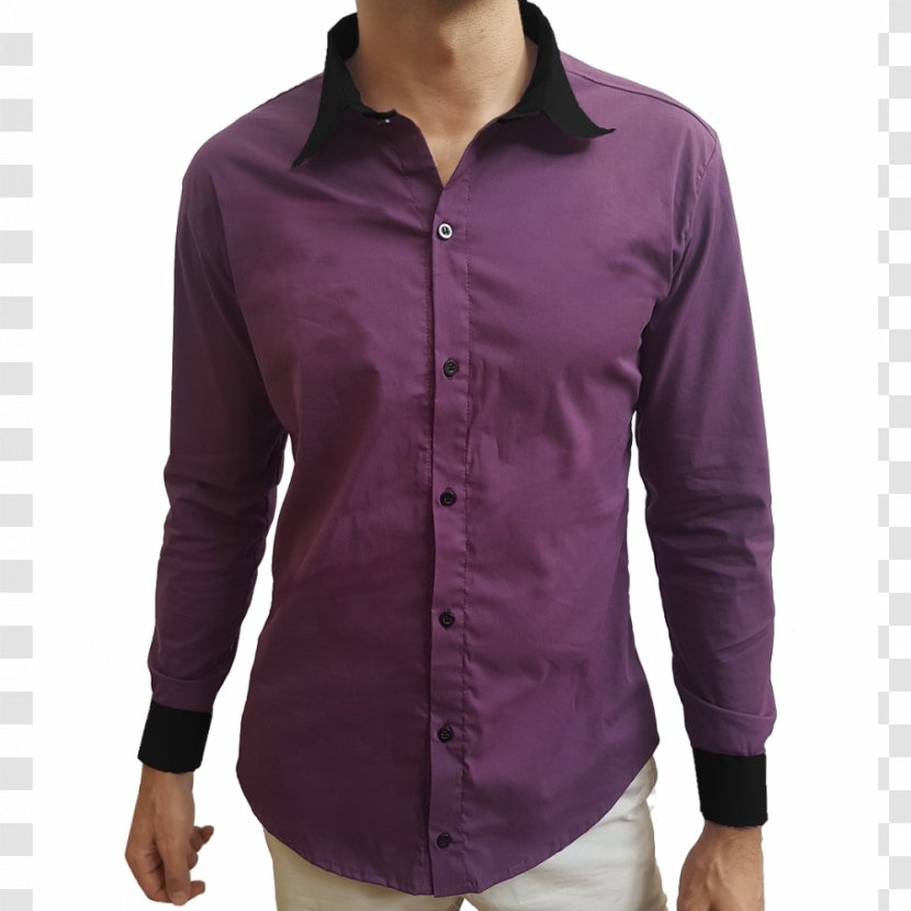 Fashion Shirt Slim-fit Pants Tops Purple - Masculino Camisa Transparente Transparent PNG