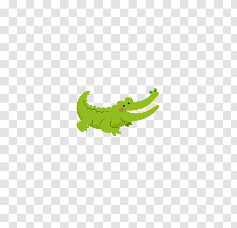Animal Euclidean Vector Clip Art - Green - Crocodile Transparent PNG