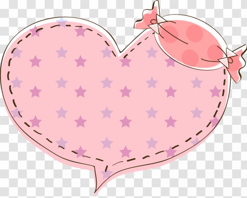 Cartoon Download - Heart - Cartoons Can Love Candy Border Transparent PNG