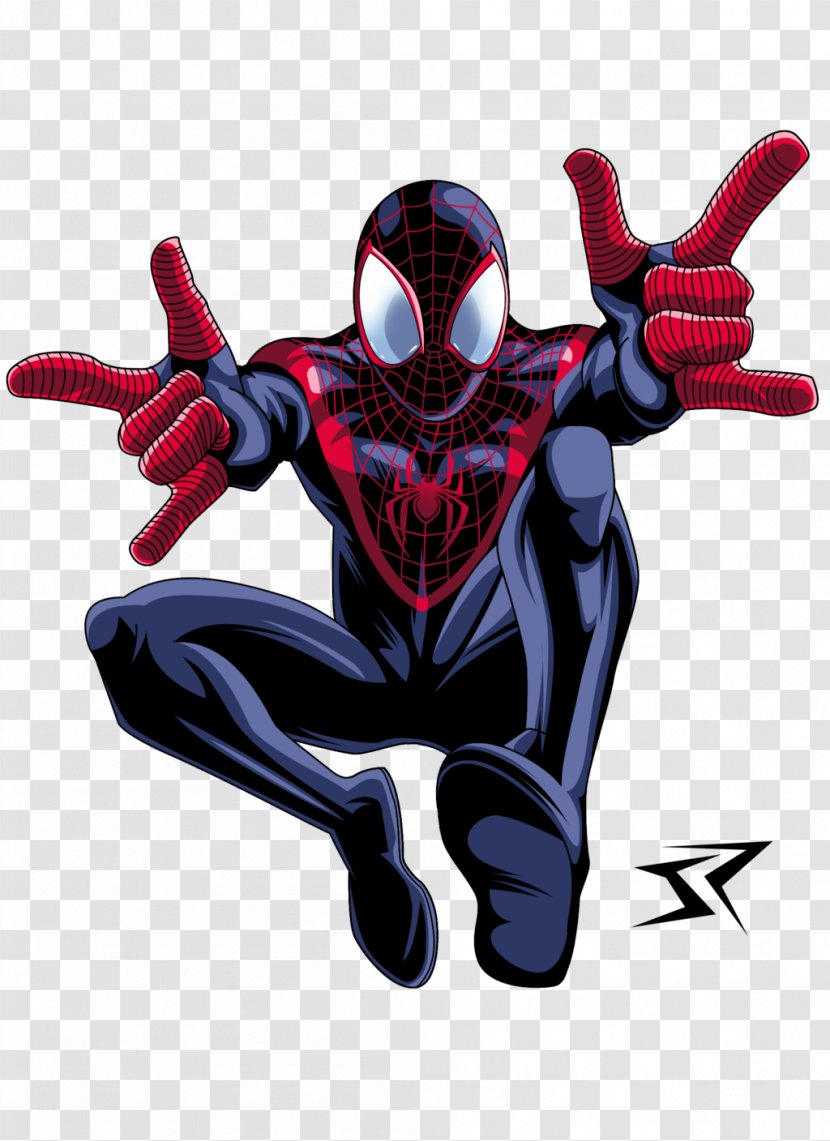 Miles Morales: The Ultimate Spider-Man DeviantArt - Marvel Comics - Spider-man Transparent PNG