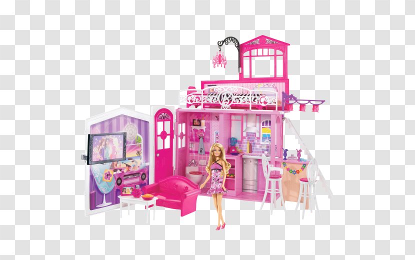 Dollhouse Barbie Toy - Princess Charm School Transparent PNG