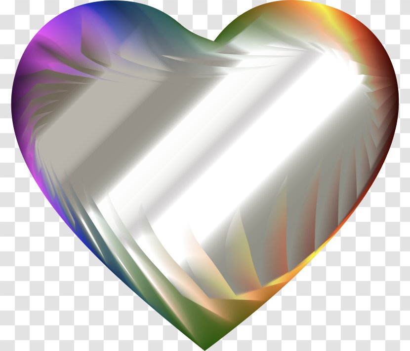 Refraction Heart Reflection Clip Art - Line Transparent PNG