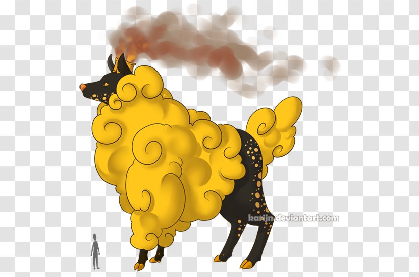 Insect Sheep Cattle Clip Art - Yellow Transparent PNG