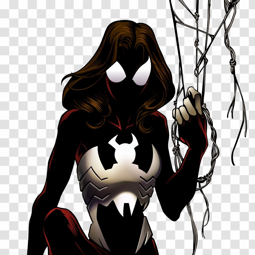 Spider-Man Black Widow Spider-Verse Spider-Woman (Jessica Drew) Ultimate Marvel - Spidergirl - Spider Woman Transparent PNG