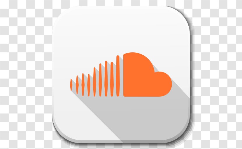 Hand Finger Orange - Apps Soundcloud B Transparent PNG
