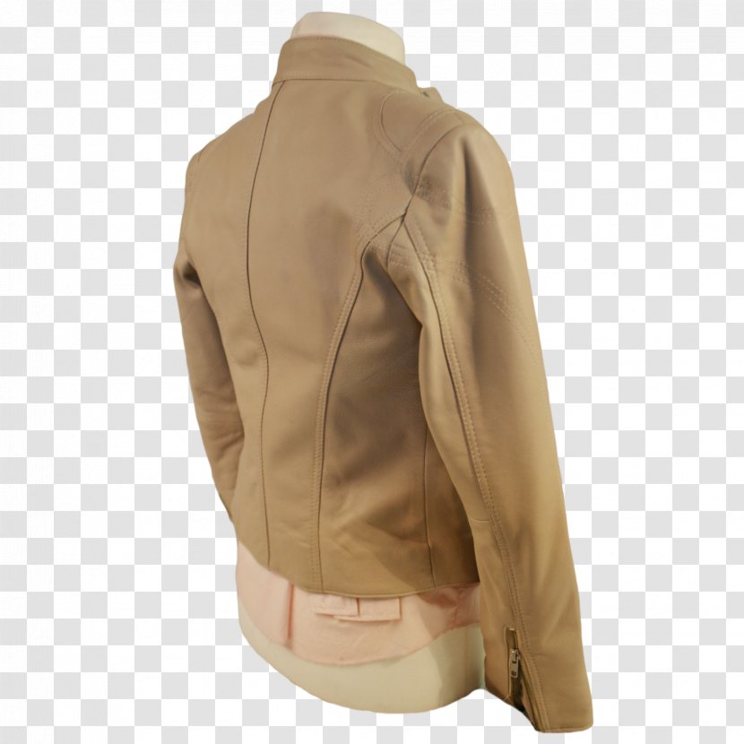 Leather Jacket Sheepskin Outerwear - Sleeve - Jackets Transparent PNG