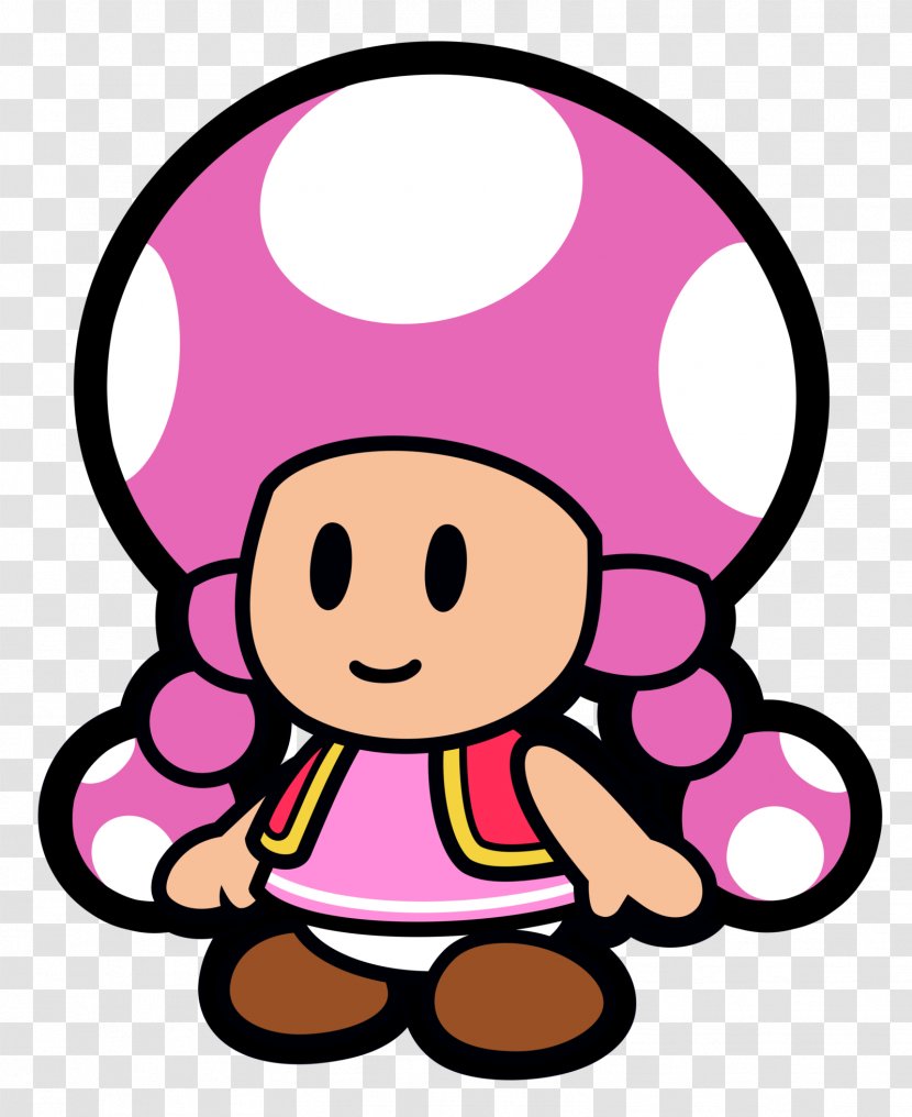 Super Mario Bros. Toad Paper Mario: The Thousand-Year Door - Toadette - Iphone玫瑰金 Vector Transparent PNG