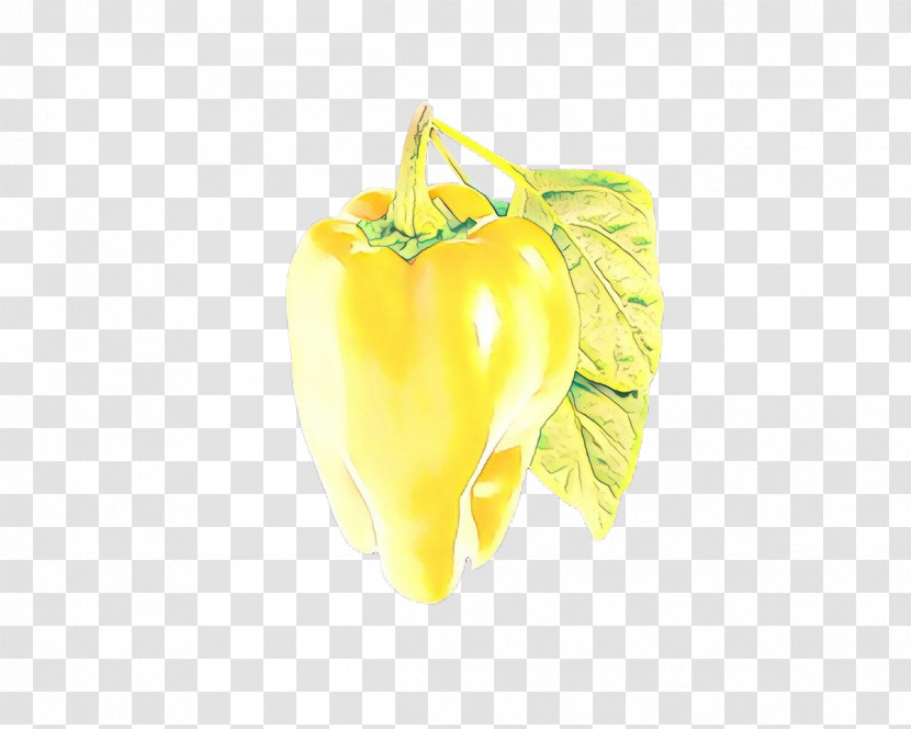 Yellow Yellow Pepper Bell Pepper Plant Vegetable Transparent PNG