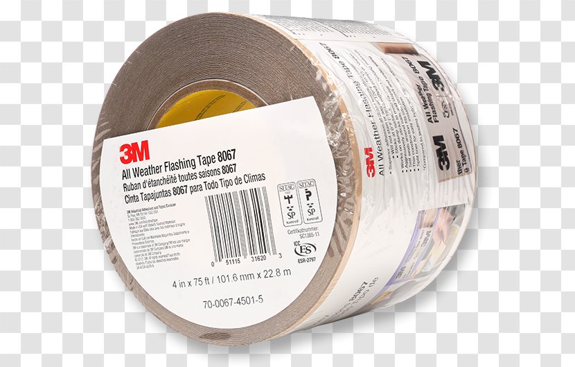 Adhesive Tape 3M 8067 All Weather Flashing - Construction - 3m Transparent PNG