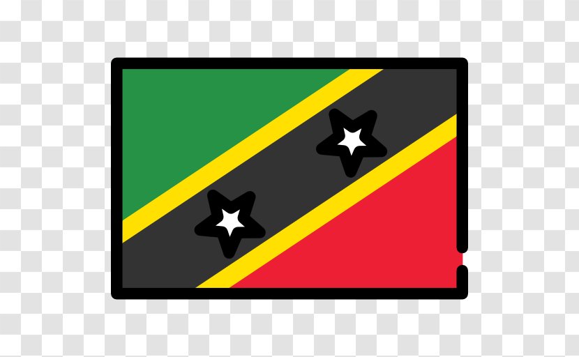 Nevis Saint Kitts Flag - Area Transparent PNG