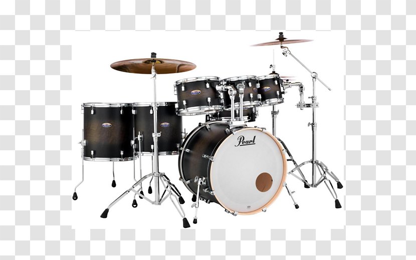 Pearl Decade Maple Drums Bass - Watercolor Transparent PNG