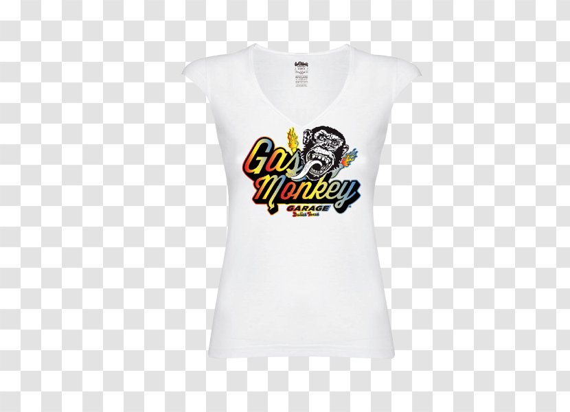 T-shirt Gas Monkey Garage Sleeveless Shirt Switzerland - Text Transparent PNG