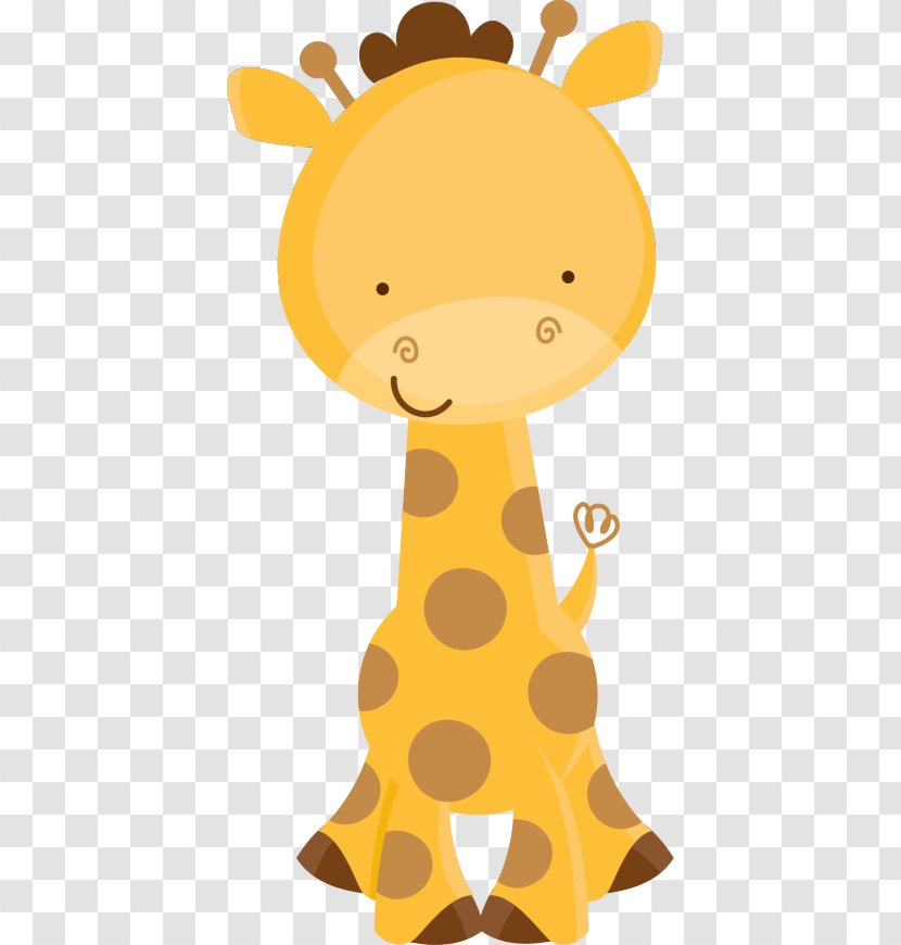 Infant Birthday Clip Art - Northern Giraffe Transparent PNG