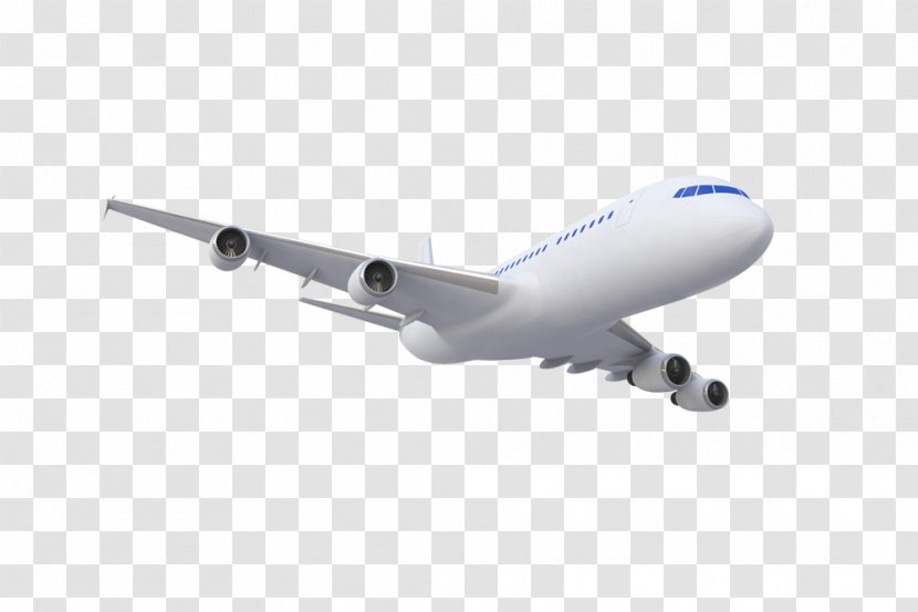 Airbus A380 Airplane Aircraft Flight Glider - Wide Body Transparent PNG