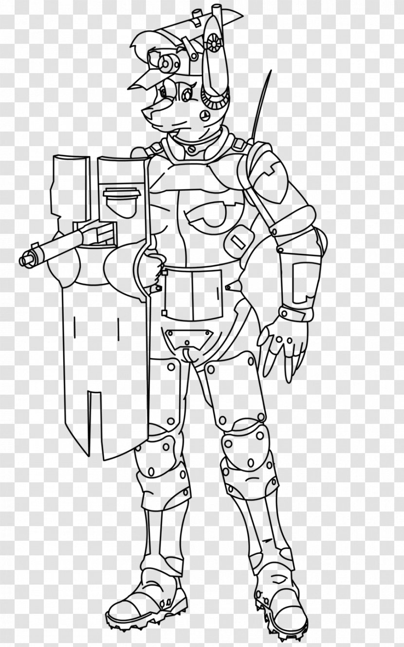 Drawing SWAT Vehicle Police Officer - Black And White Transparent PNG
