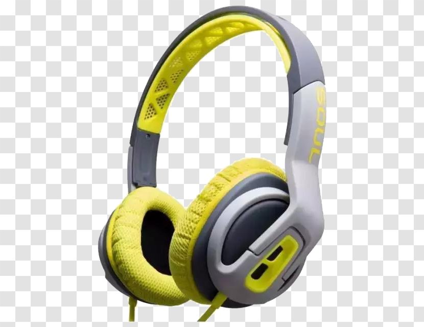 Headphones Sound Soul Lightning Ear - Watercolor - Yellow Transparent PNG