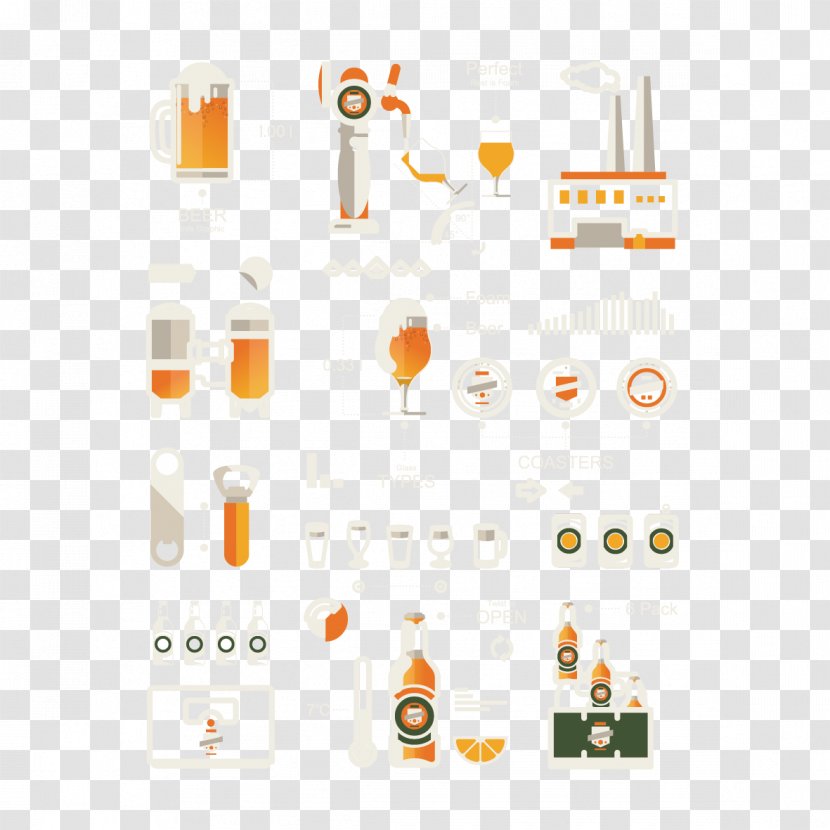 Beer Wine Baijiu Brown Ale - Vecteur - Vector Creative Pattern Transparent PNG