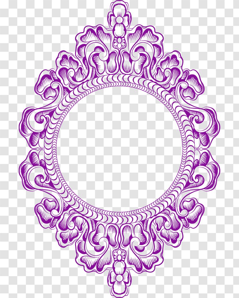 Wedding Logo - Magenta - Purple Flowers Mirror Design Transparent PNG