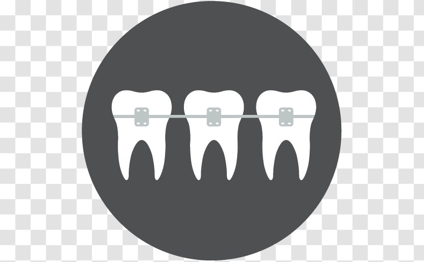Tooth OnPoint Community Credit Union Public Relations - Silhouette - Brace Transparent PNG