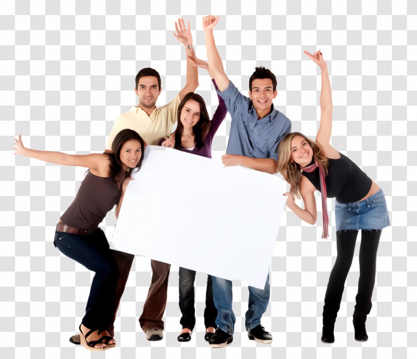 Social Group People Youth Fun Friendship - Happy - Team Gesture Transparent PNG