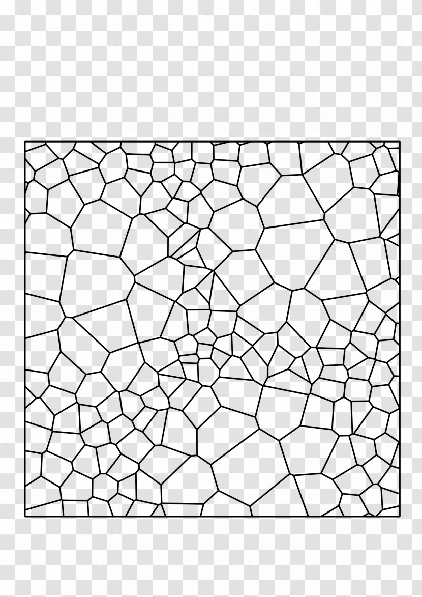 Voronoi Diagram Attractor Mathematical Point - Space Transparent PNG