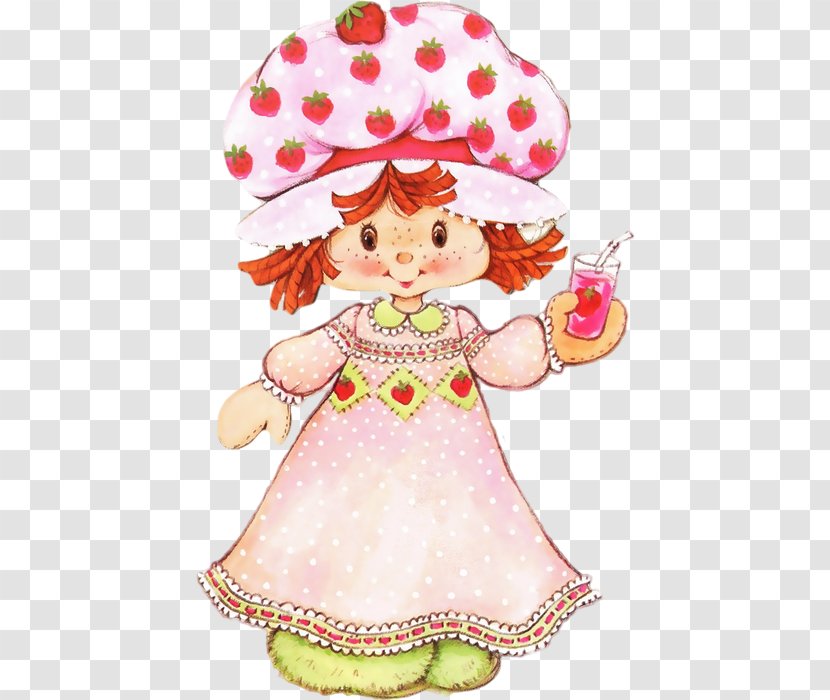 Strawberry Shortcake Paper Doll - Christmas Ornament Transparent PNG