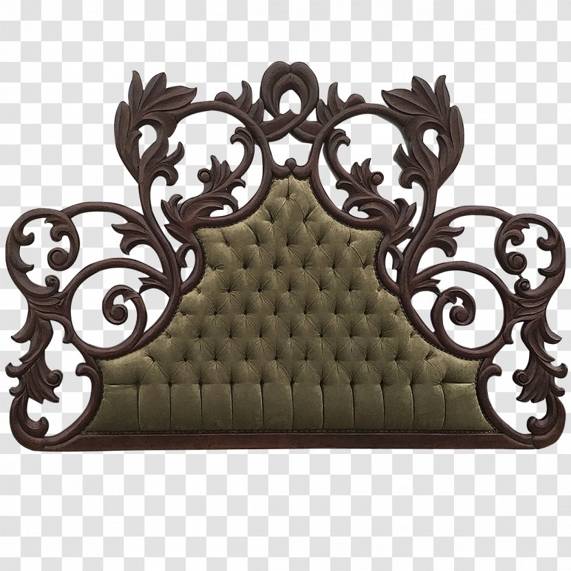 Headboard Baroque Bedroom Upholstery - Bed Frame Transparent PNG