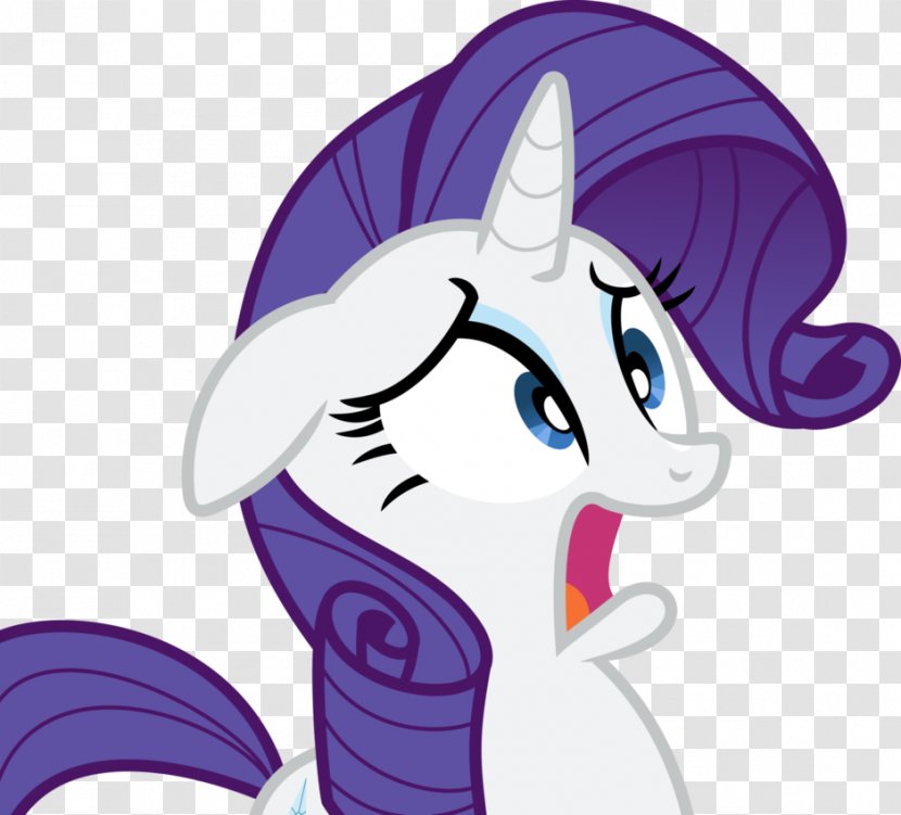 Rarity Twilight Sparkle YouTube - Horse Like Mammal - Frightened Transparent PNG