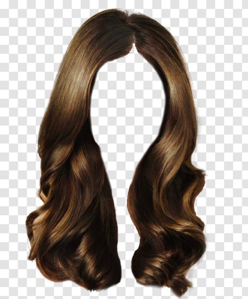 Brown Hair Wig Clip Art - Vellus - 5 Transparent PNG