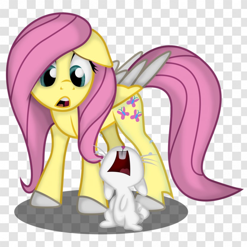 Fluttershy Angel Bunny Cartoon Rabbit DeviantArt - Tree - Girls Love Best Transparent PNG