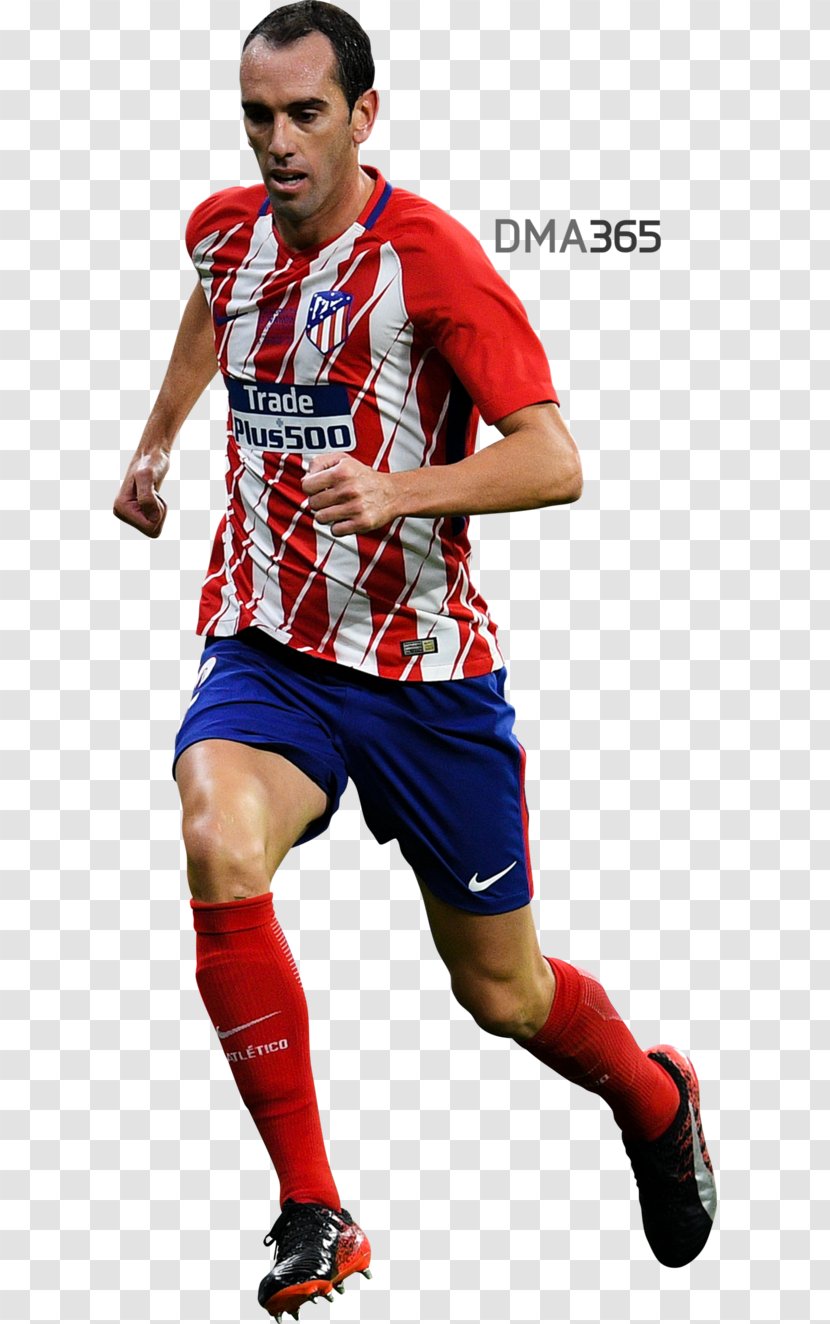 Diego Godín Atlético Madrid Football Player Jersey - Sport - DIEGO GODIN Transparent PNG
